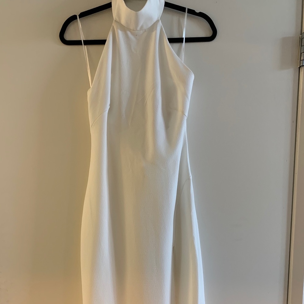 TWISTED SISTER White Halter Dress Sz 8